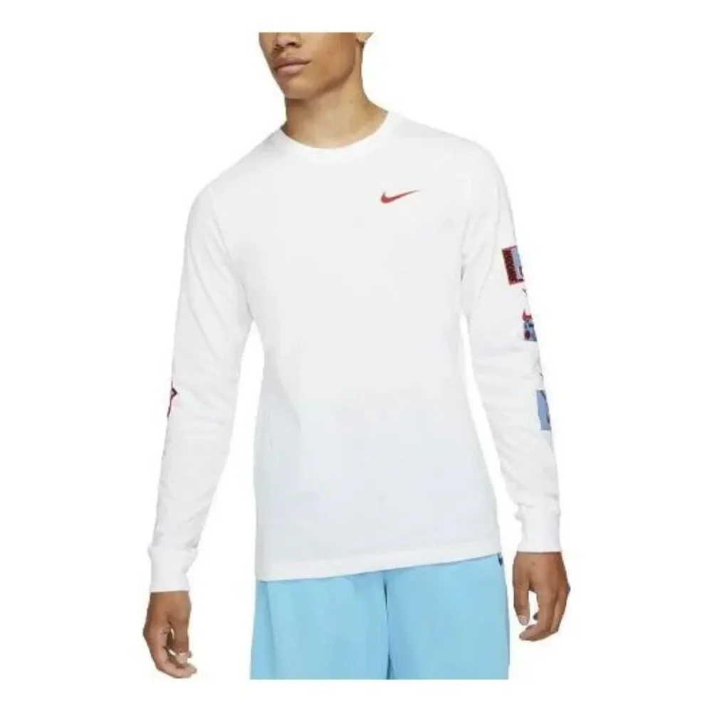 Nike Tee Long Sleeve Size Medium M Graphic Mens Sportswear